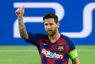 Messi lập siêu phẩm, Barca vào tứ kết Champions League