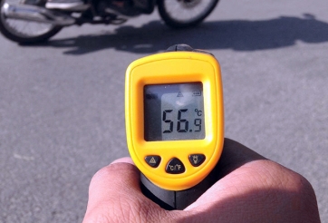 Dễ 'nổ lốp xe' khi nhiệt độ cao bao nhiêu?