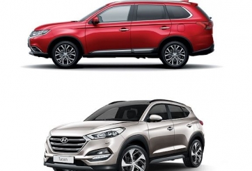 So sánh Mitsubishi Outlander và Hyundai Tucson 2020