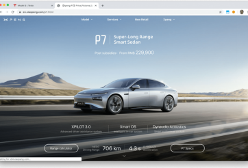 Hãng xe ô tô Trung Quốc 'nhái' website Tesla bị phát hiện