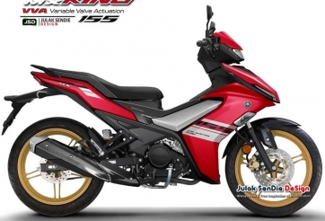 Yamaha Exciter 155 VVA lộ ảnh 'tự dựng' chờ ngày ra mắt