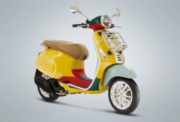 Vespa sắc màu đẹp ngây ngất vừa ra mắt, giá 135 triệu
