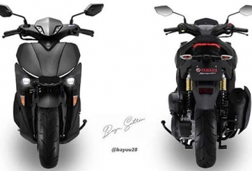 Yamaha Aerox 2021 sắp ra mắt, đe dọa Honda Air Blade