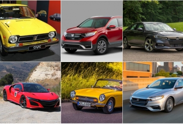 Top 10 mẫu xe ô tô tốt nhất của Honda