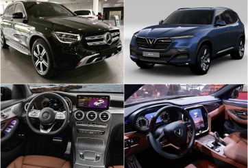 VinFast Lux SA2.0 vs Mercedes GLC200: Xe Việt không thua xe Đức
