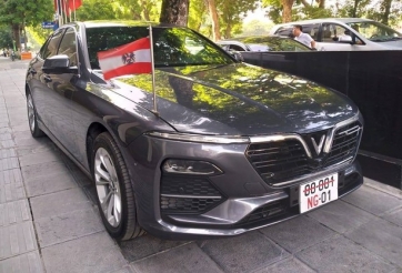 Đại sứ quán Áo chọn VinFast Lux A2.0 làm xe ngoại giao