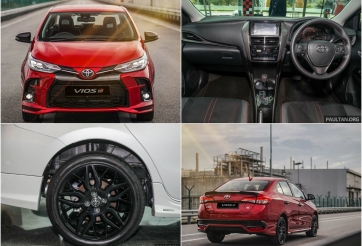 Vẻ đẹp cực ngầu của Toyota Vios GR-S 2021