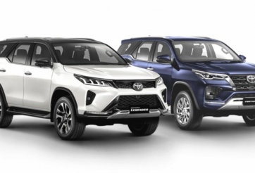 Toyota Fortuner 2021 facelift hé lộ thiết kế bắt mắt trước giờ G