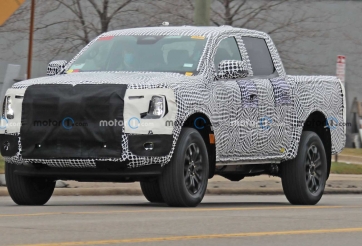 Ford Ranger đời mới lộ ảnh chạy thử, thiết kế hầm hố như F-150