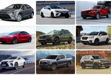 Top 10 ô tô tốt nhất 2021: Toàn xe của Nhật