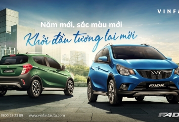 VinFast Fadil có thêm 2 màu mới, giá bán giữ nguyên