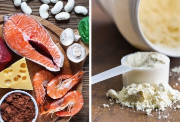 Tập Gym uống whey hay ăn thịt sẽ tăng cân nhanh hơn?