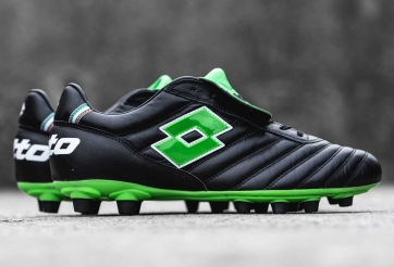 Lotto tung ra siêu phẩm giày đinh bằng da thật, 100% làm tại Ý