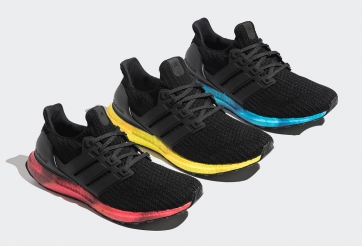 Adidas giới thiệu bộ 3 Ultra Boost với đế nhuộm màu lạ mắt