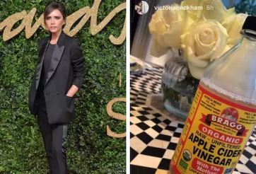 Giảm cân bằng giấm táo, vợ Beckham nói có, nhà khoa học nói không