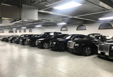Mayweather khoe dàn 5 chiếc Roll-Royce hơn 2 triệu Bảng