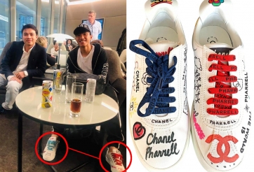 Văn Hậu đi giày 'cọc cạch' giá 3000 USD về Việt Nam hội quân