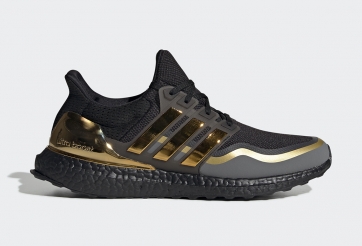 Adidas phù phép UltraBoost 1.0 với viền vàng 'chói mắt'