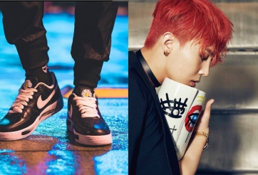 Giày của G-Dragon đã chính thức có ảnh 'trên chân' 
