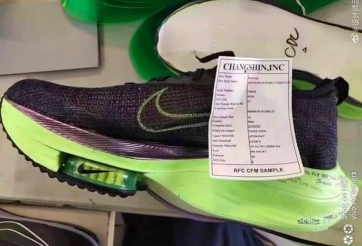 Lộ ảnh mẫu siêu giày Nike Alpha Fly đi vào sản xuất