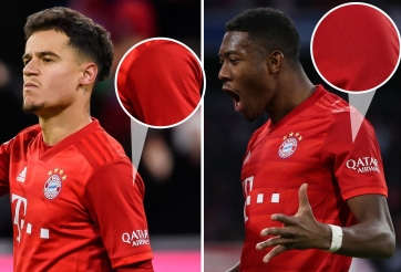 Sao Bayern phải mặc áo trẻ em ra sân thi đấu