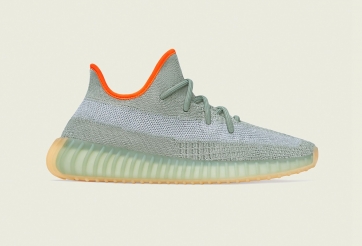Adidas Yeezy Boost 350 v2 lộ màu 'Desert Sage' mới