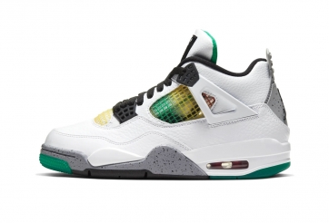 Hình ảnh chính thức của Air Jordan 4 'Lucid Green'