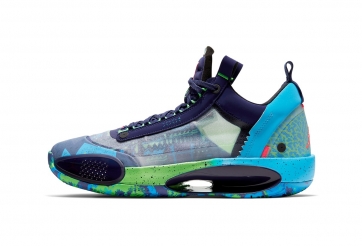 Nike Air Jordan 34 Low 'Regency Purple' đậm chất đường phố