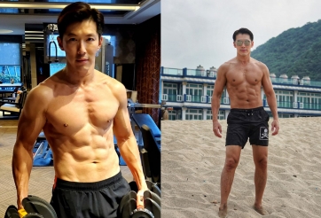 Diễn viên U50 tiết lộ bí quyết luyện tập và giữ bụng 6 múi