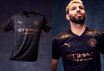 Áo đấu sân khách của Man City gây sốt