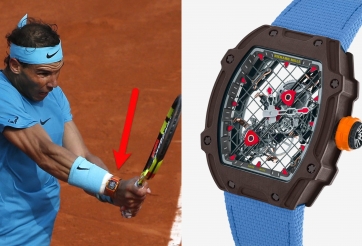 Rafael Nadal có thêm đồng hồ hơn 24 tỷ từ Richard Mille