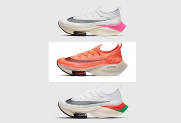 Nike ra mắt ba màu mới cho siêu giày Air Zoom Alphafly NEXT%