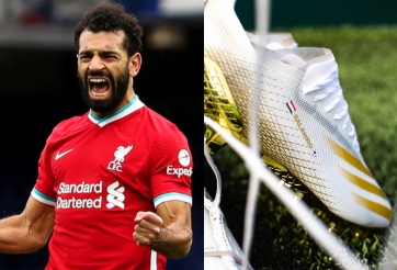 Mo Salah có giày Adidas X Ghosted phiên bản đặc biệt