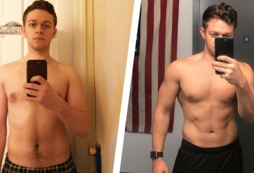 Chàng trai dùng 4 mẹo đơn giản để tăng cơ giảm mỡ mùa đông