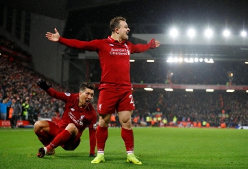 Shaqiri lập cú đúp, Liverpool 'nhấn chìm' M.U tại Anfield