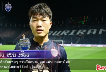 VIDEO: Xuân Trường: 'Mong CĐV Việt Nam sẽ cổ vũ cho Buriram'