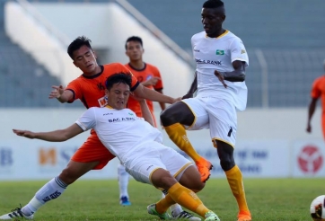 Đánh bại SHB Đà Nẵng, SLNA vươn lên vị trí thứ 2 trên BXH