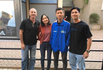 Cuộc hội ngộ đặc biệt của Công Phượng và U18 HAGL trên đất Bỉ