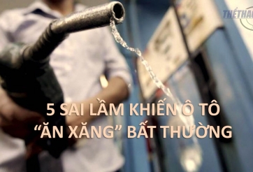 5 sai lầm khiến ô tô 'ăn xăng' bất thường