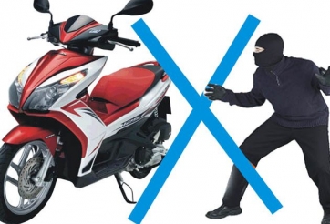 Bỏ túi 6 bí kíp chống trộm xe máy hiệu quả