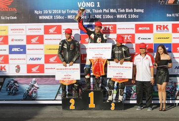 Chặng 1 Giải đua xe mô tô Việt Nam 2018: Vũ điệu của tốc độ