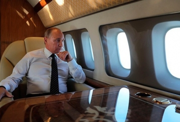 Soi nội thất dát vàng trong chuyên cơ của Tổng thống Nga Putin