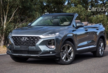 Hyundai Santa Fe 2019 phiên bản mui trần bất ngờ ra mắt