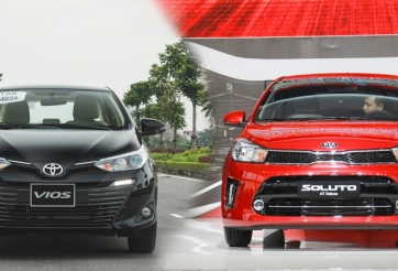 Toyota Vios và Kia Soluto: Chọn mua xe nào với 500 triệu?