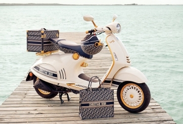 Vespa bắt tay với Dior cho ra mắt mẫu xe tay ga đẹp mê hồn