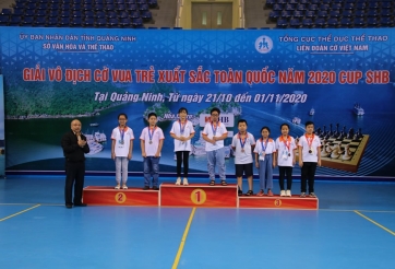 Kết thúc giải Cờ vua trẻ xuất sắc toàn quốc: TP.HCM nhất toàn đoàn