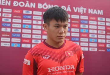 Sao trẻ U22 Việt Nam bày tỏ sự ngưỡng mộ đối với Đoàn Văn Hậu