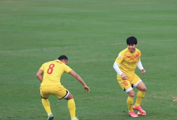 Công Phượng, Tuấn Anh hào hứng với bài tập lạ của HLV Park Hang Seo