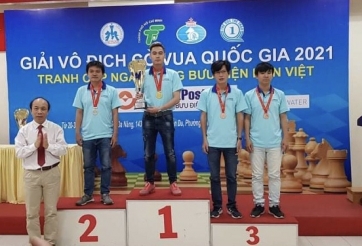 Kết thúc giải cờ vua VĐQG 2021: Tuấn Minh và Thảo Nguyên lập cú đúp