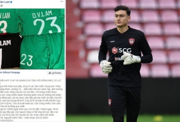 Báo Thái ca ngợi hành động nhân văn của Đặng Văn Lâm